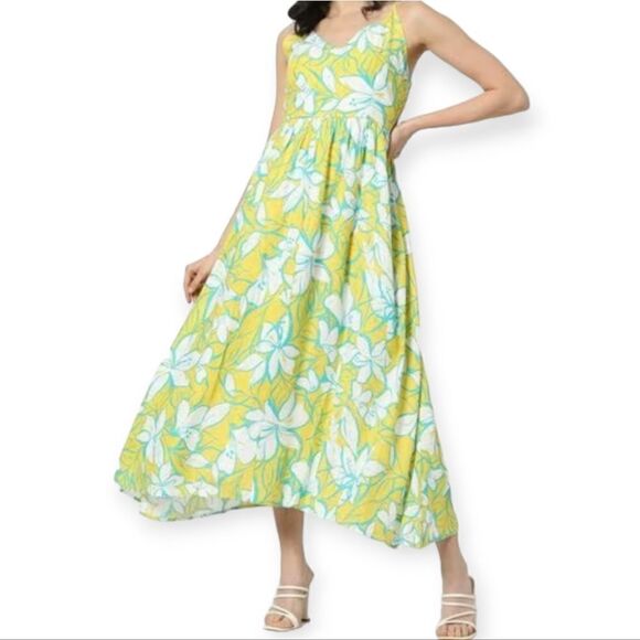 Sincerely Jules spaghetti strap midi dress, small - Picture 3 of 12